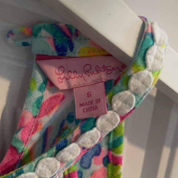 Girls Lilly Pulitzer size 6 dress - worn 2 times - Picture 2 of 2